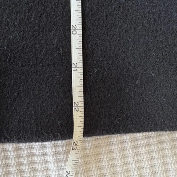 THEORY Etia Calf Hair Yoke Top - Picture 5 of 6